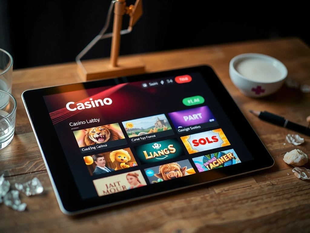 Campobet Interface på Tablet